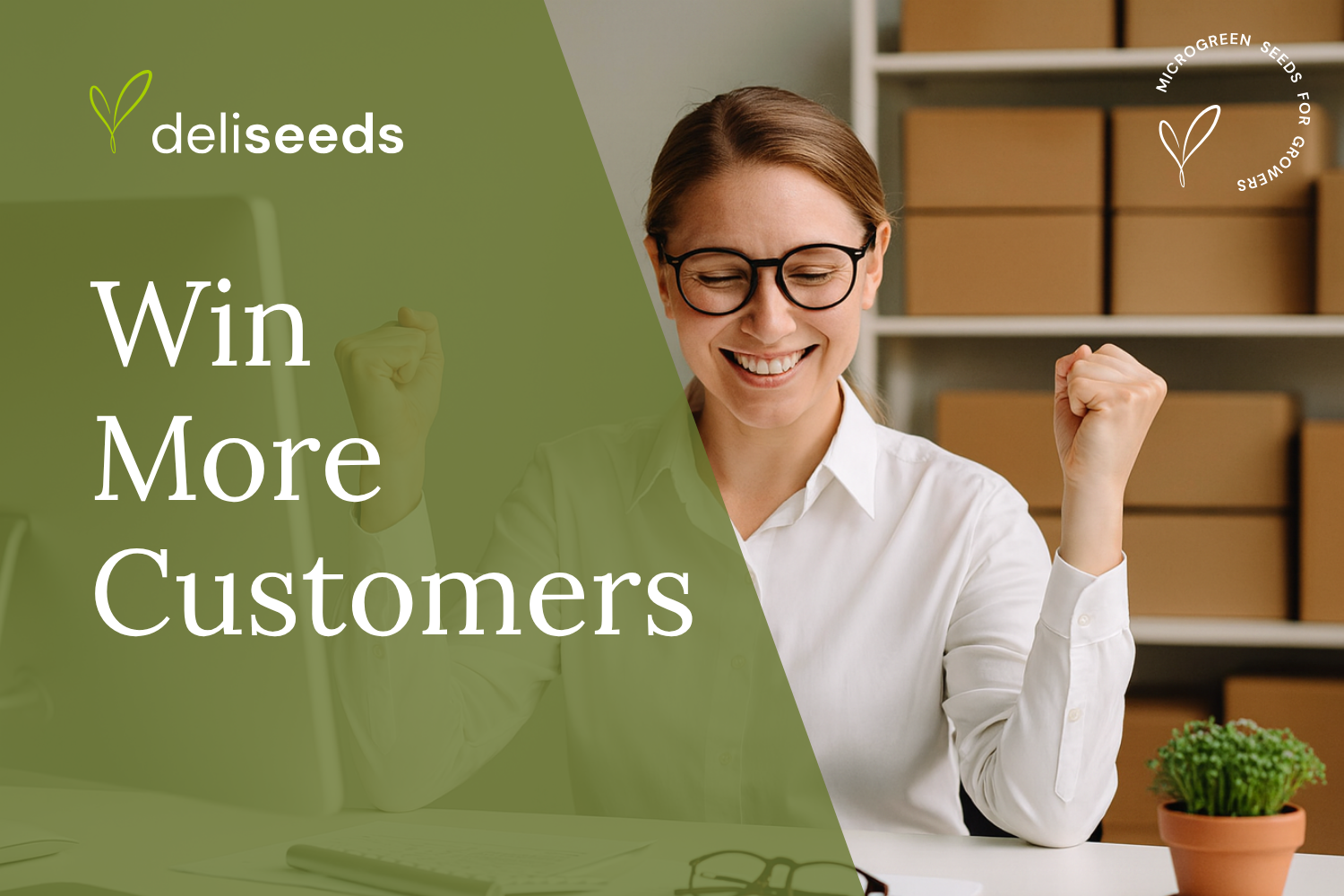 Marketing strategy for growing a microgreens customer base