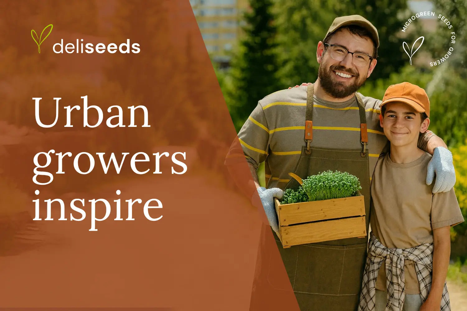 Urban gardeners growing fresh greens in city spaces